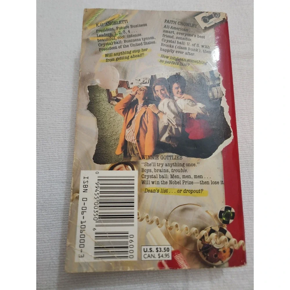 Freshman Dorm Linda A Cooney 1990 Vintage YA Paperback First Printing 0061060003